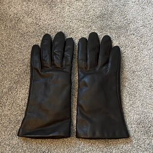 3M Thinsulate Black Leather Gloves